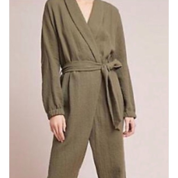 NWOT Anthropologie Hei Hei Benna Wrap Jumpsuit - Picture 3 of 8